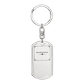 Graphic Dog Tag Keychain
