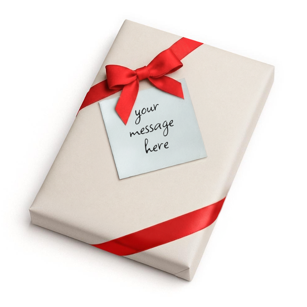 Graphic Journal with Gift Wrap Bundle + Personalized Note