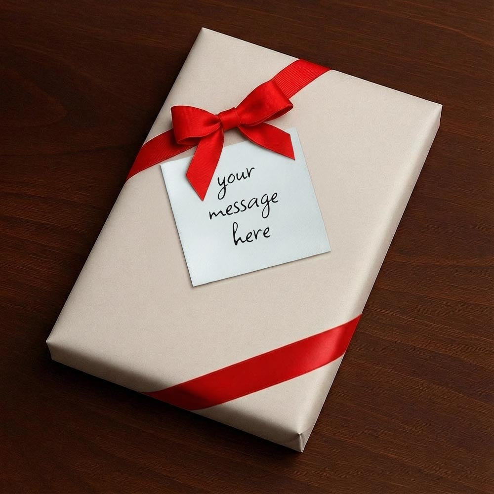 Graphic Journal with Gift Wrap Bundle + Personalized Note