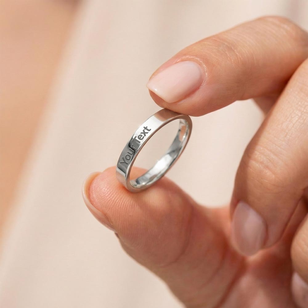 Engraved Women's Ring