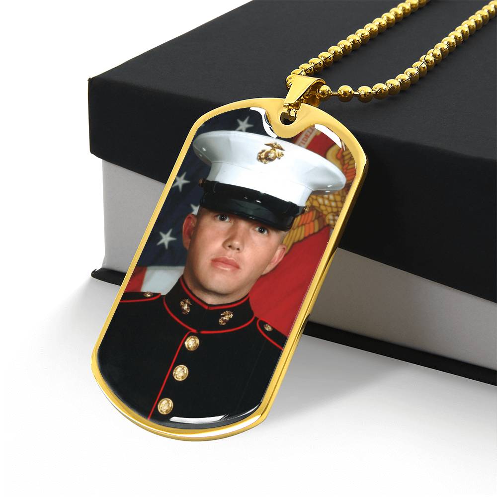 Military Chain (Silver/Gold) - Engraving
