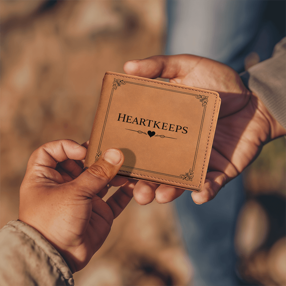 Graphic Leather Wallet