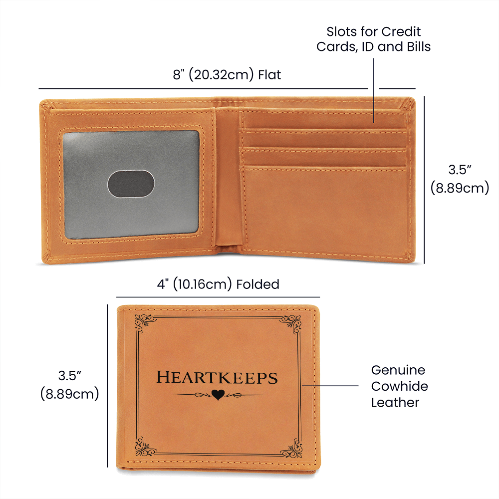 Graphic Leather Wallet