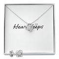Love Knot Necklace & Earring Set