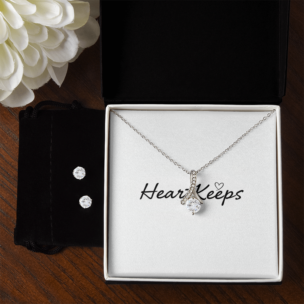 Alluring Beauty Necklace & Earring Set - BEST SELLER
