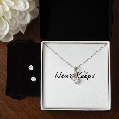 Alluring Beauty Necklace & Earring Set - BEST SELLER