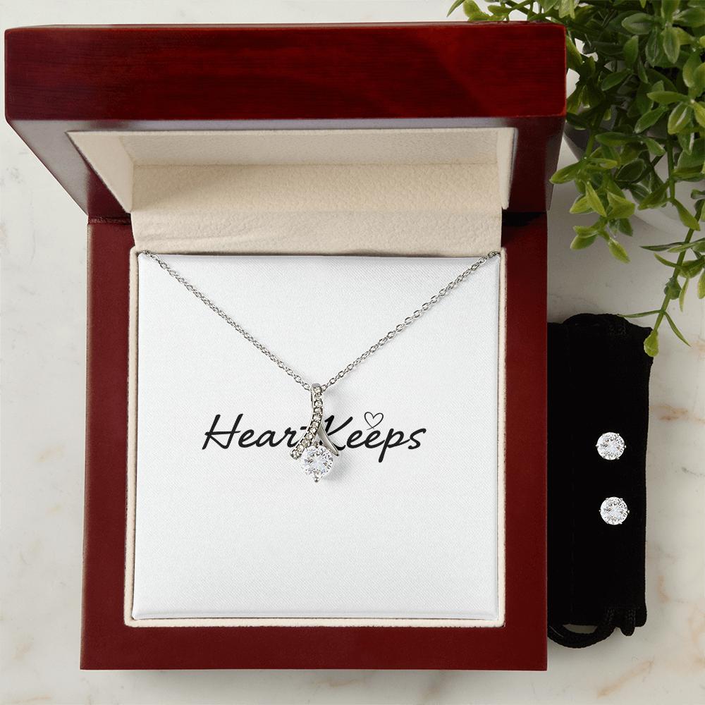 Alluring Beauty Necklace & Earring Set - BEST SELLER