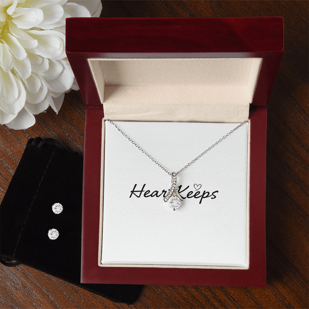Alluring Beauty Necklace & Earring Set - BEST SELLER