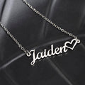 Heart Name Necklace - BEST SELLER