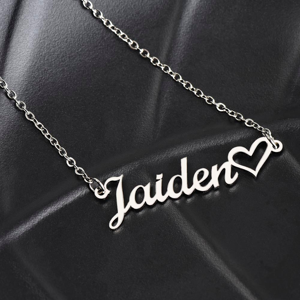 Heart Name Necklace - BEST SELLER
