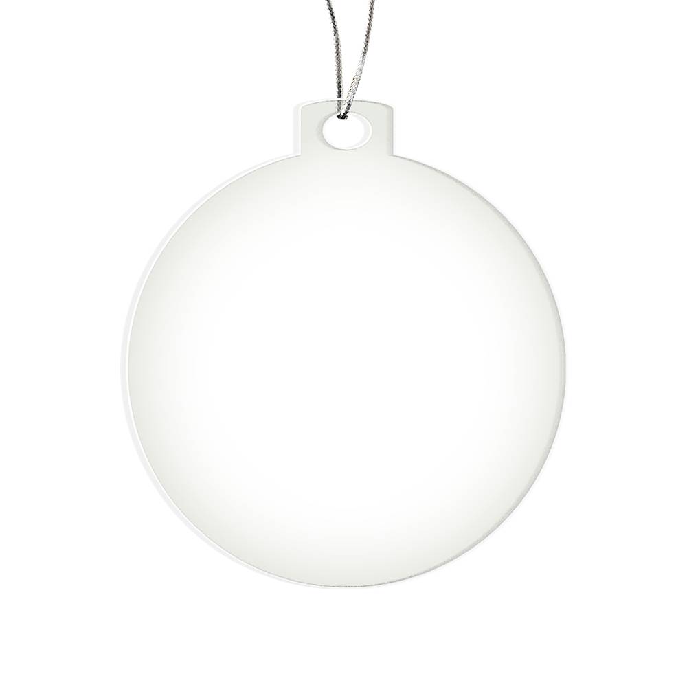 Personalized Acrylic Bulb Ornament