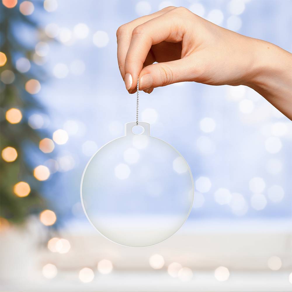Personalized Acrylic Bulb Ornament