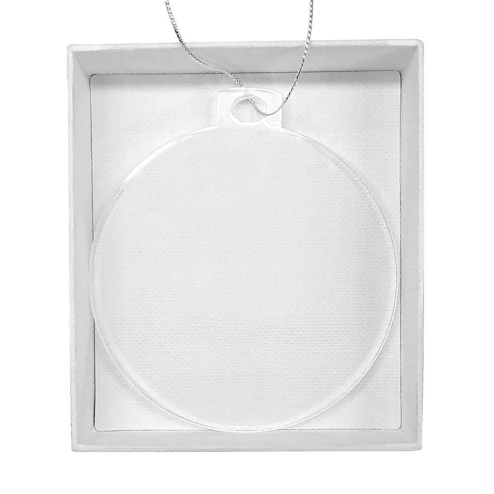 Personalized Acrylic Bulb Ornament