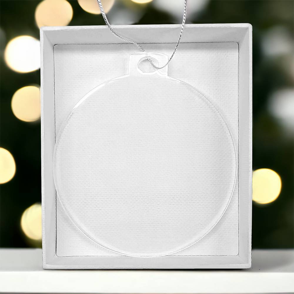 Personalized Acrylic Bulb Ornament