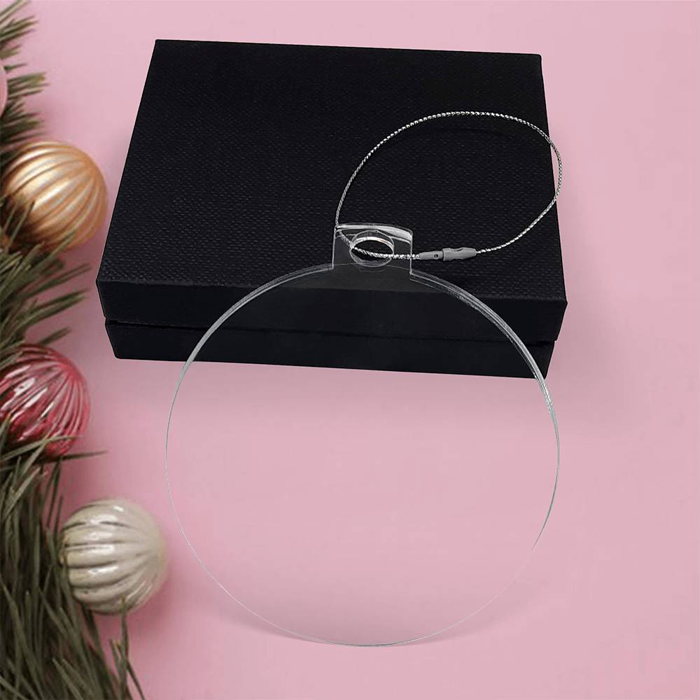 Personalized Acrylic Bulb Ornament