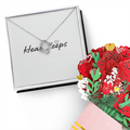 Love Knot Necklace & Sweetest Devotion Flower Bouquet