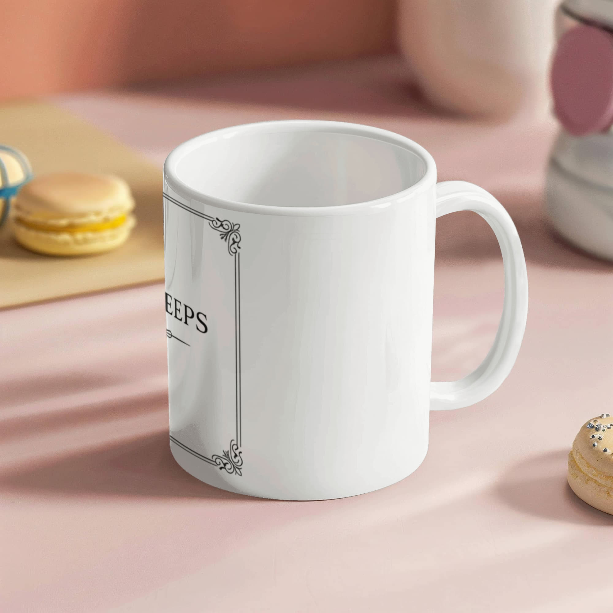 White Ceramic Mug - Multiple Variants