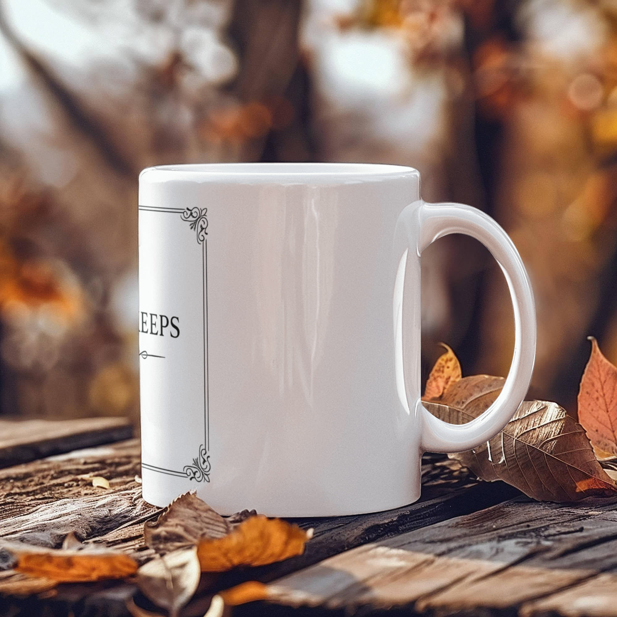 White Ceramic Mug - Multiple Variants