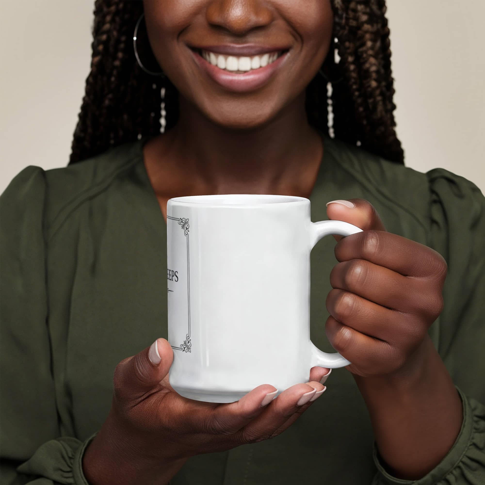 White Ceramic Mug - Multiple Variants
