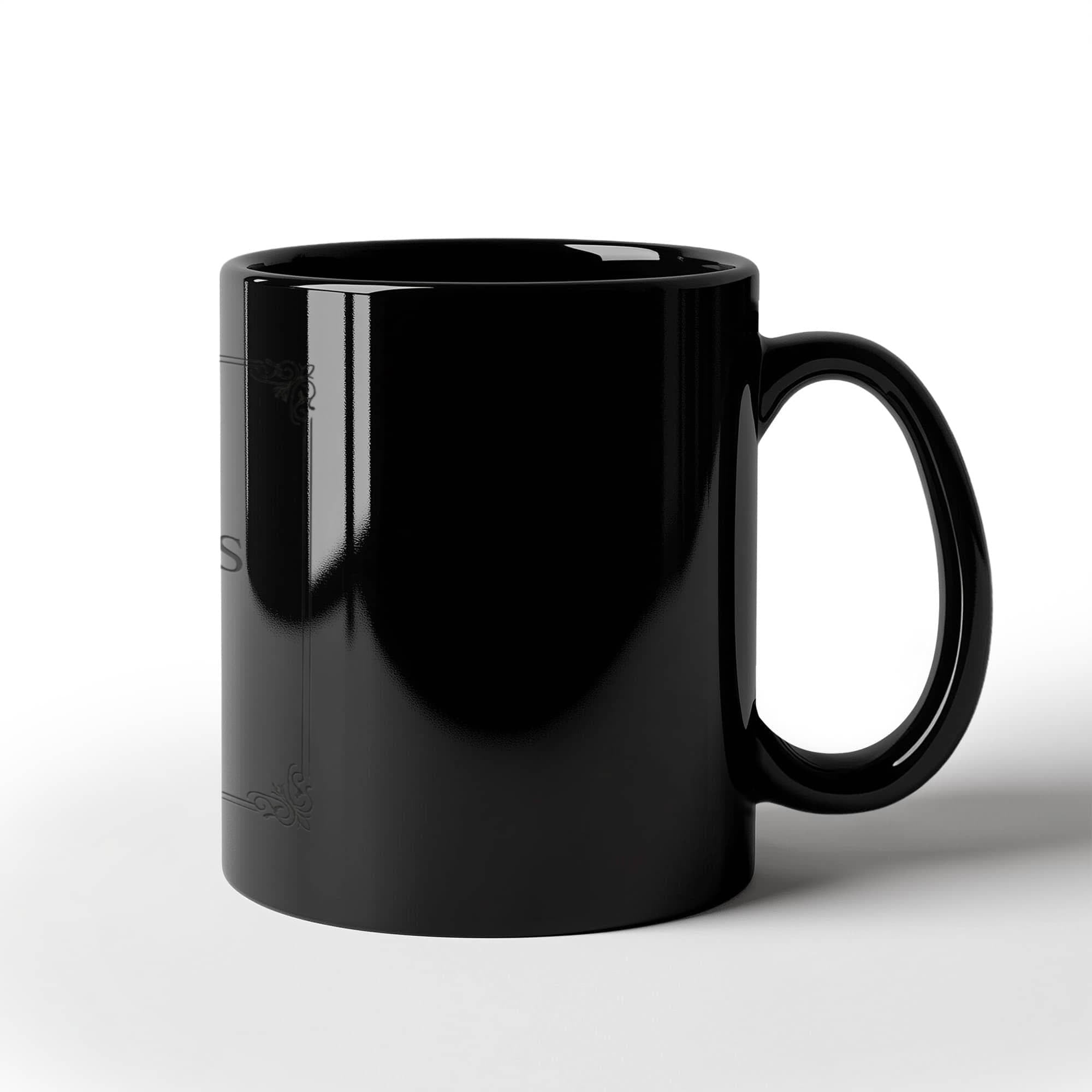 Black Ceramic Mug - Multiple Variants