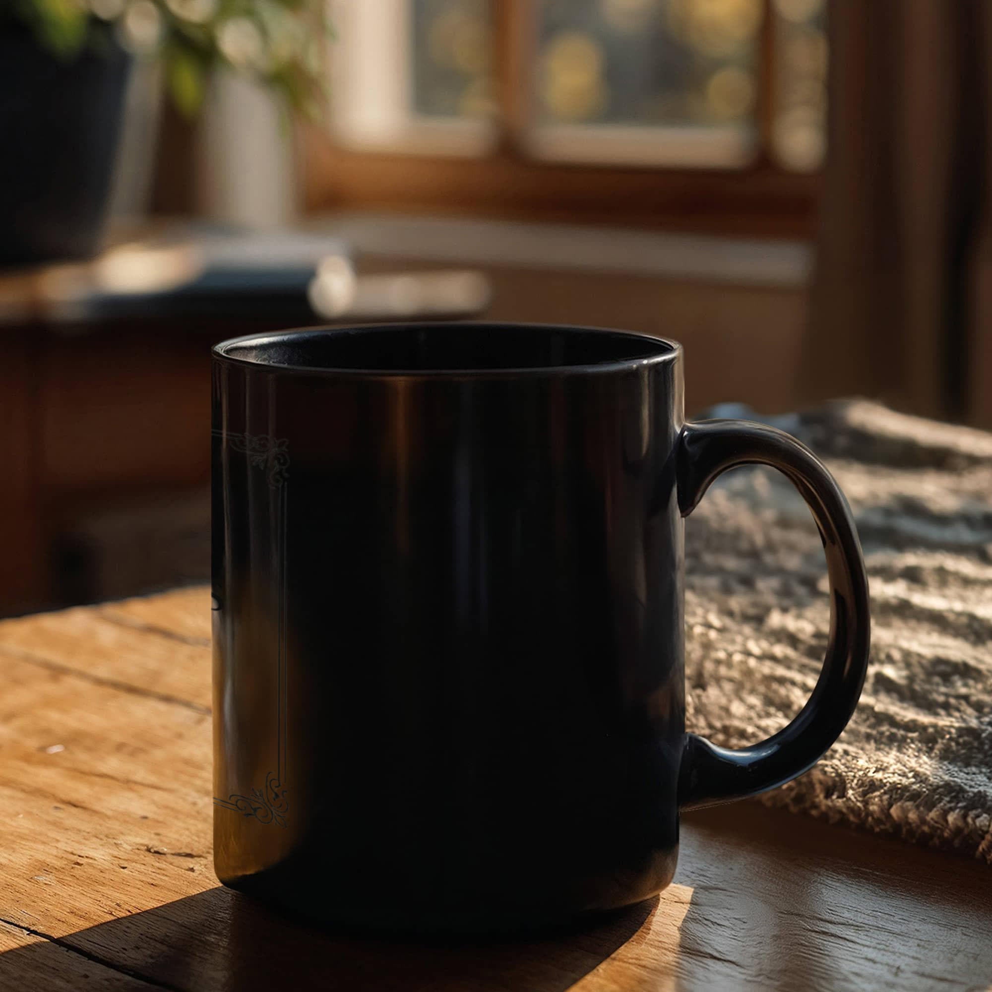 Black Ceramic Mug - Multiple Variants