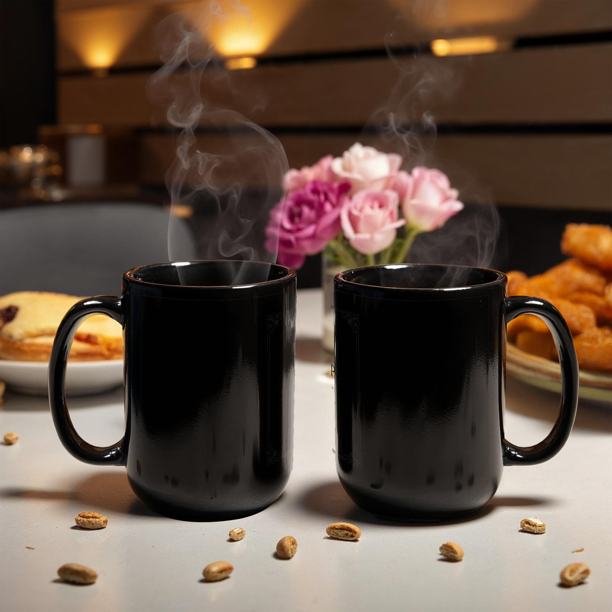 Black Ceramic Mug - Multiple Variants