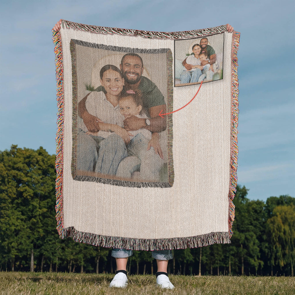 Photo Heirloom Woven Blanket - Portrait