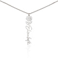 Flower Name Necklace - No MC
