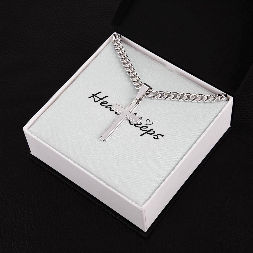 Personalized Cross - Cuban Link Chain